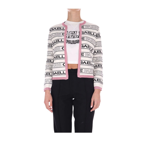 Gaelle Cardigan Cardigan Donna logato senza bottoni 1 - Francavilla Moda